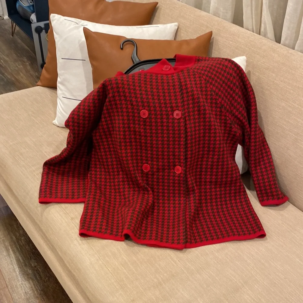 Talbots 100% marino wool cardigan/sweater - Picture 6 of 7